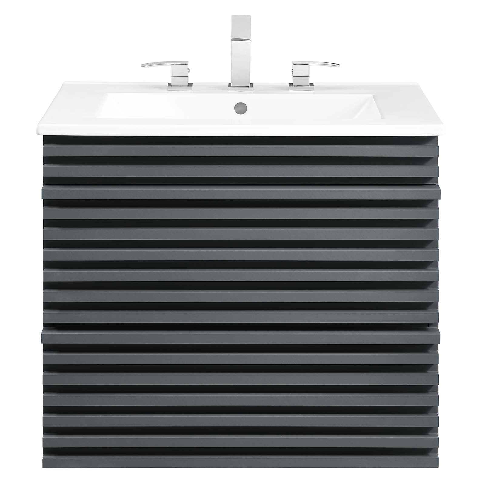 Modway Render 24" Wall-Mount Bathroom Vanity | Bathroom Accessories | Modishstore-3