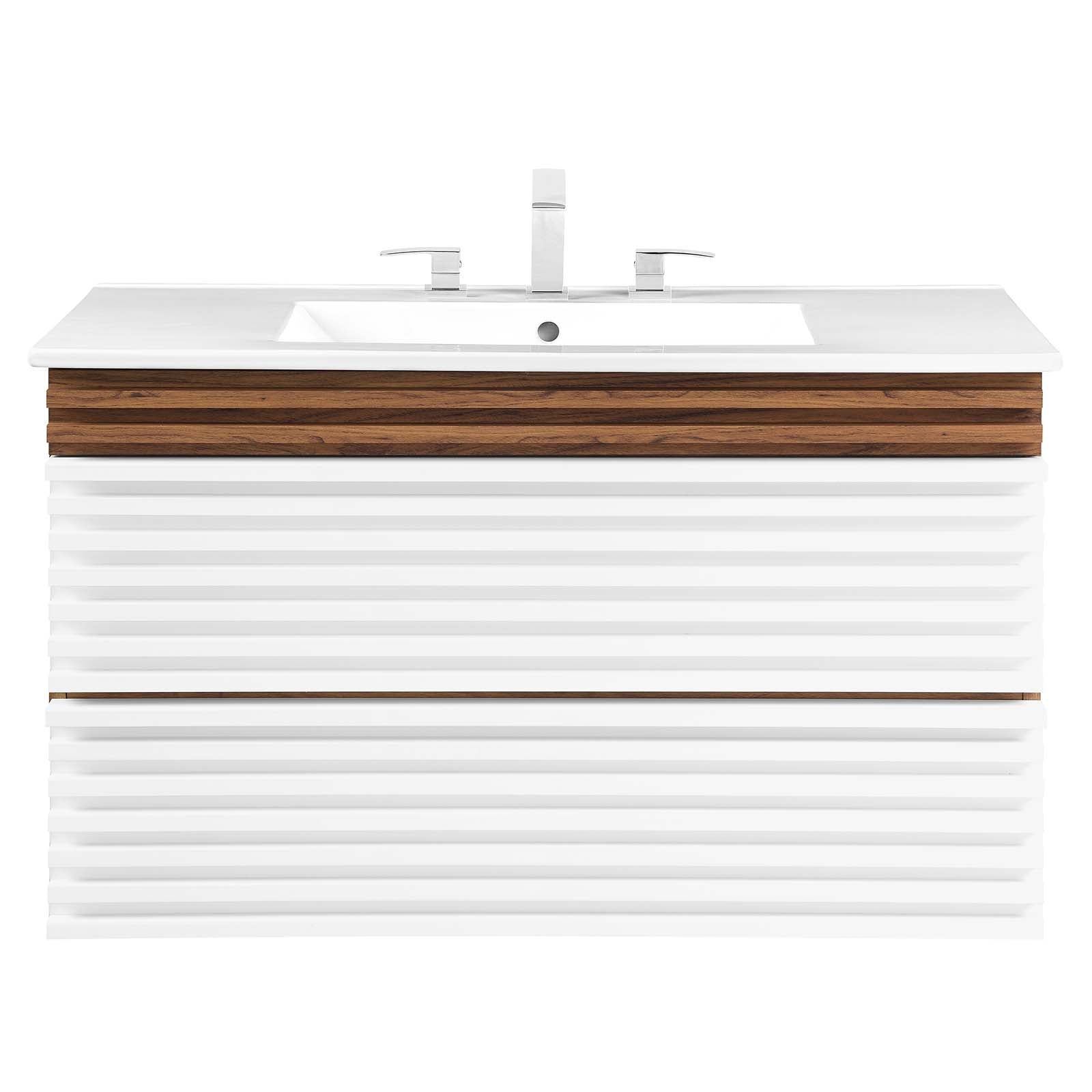 Modway Render 36" Wall-Mount Bathroom Vanity | Bathroom Accessories | Modishstore-5