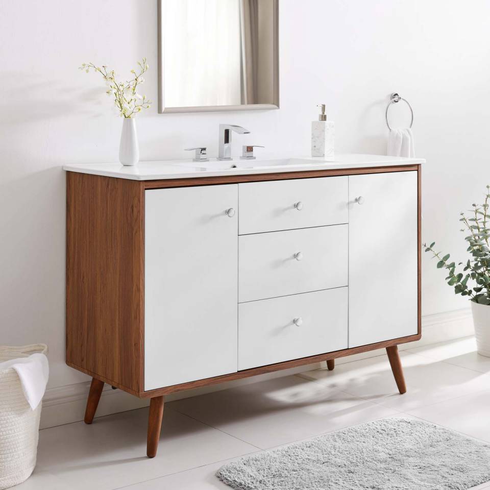 Modway Transmit 48" Single Sink Bathroom Vanity | Bathroom Accessories | Modishstore