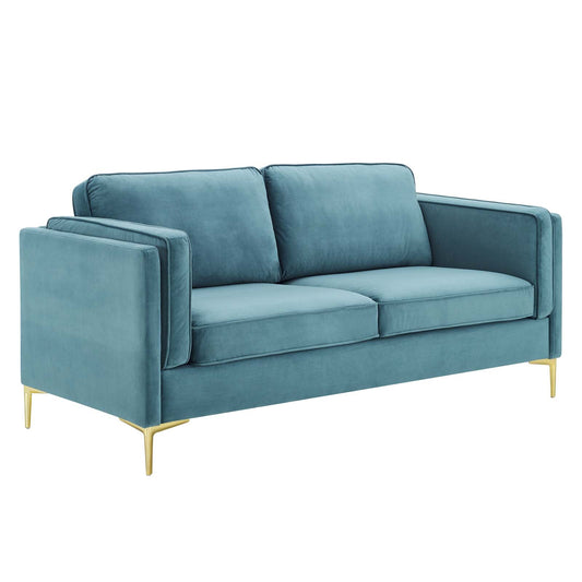 Kaiya Performance Velvet Sofa By Modway | Sofas