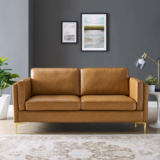 Kaiya Vegan Leather Sofa By Modway | Sofas