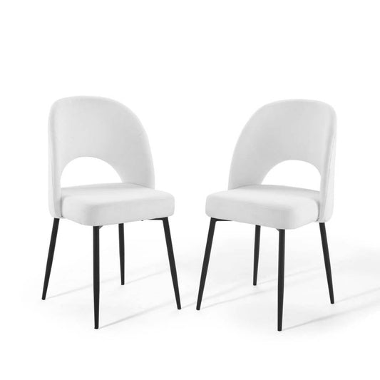 Modway Rouse Dining Side Chair Upholstered Fabric Set of 2 | Side Chairs | Modishstore-4