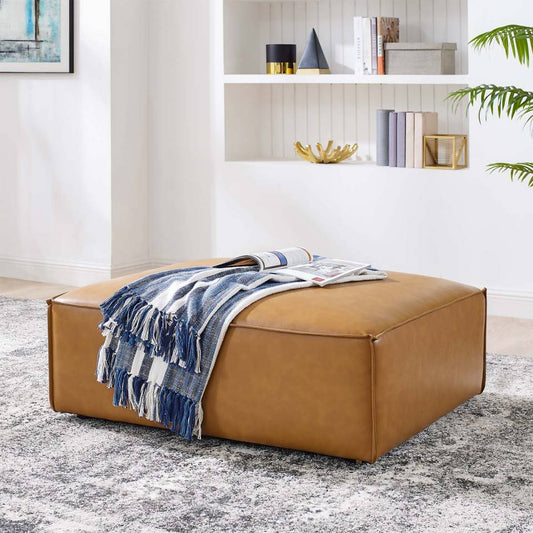 Modway Restore Vegan Leather Ottoman | Ottomans | Modishstore