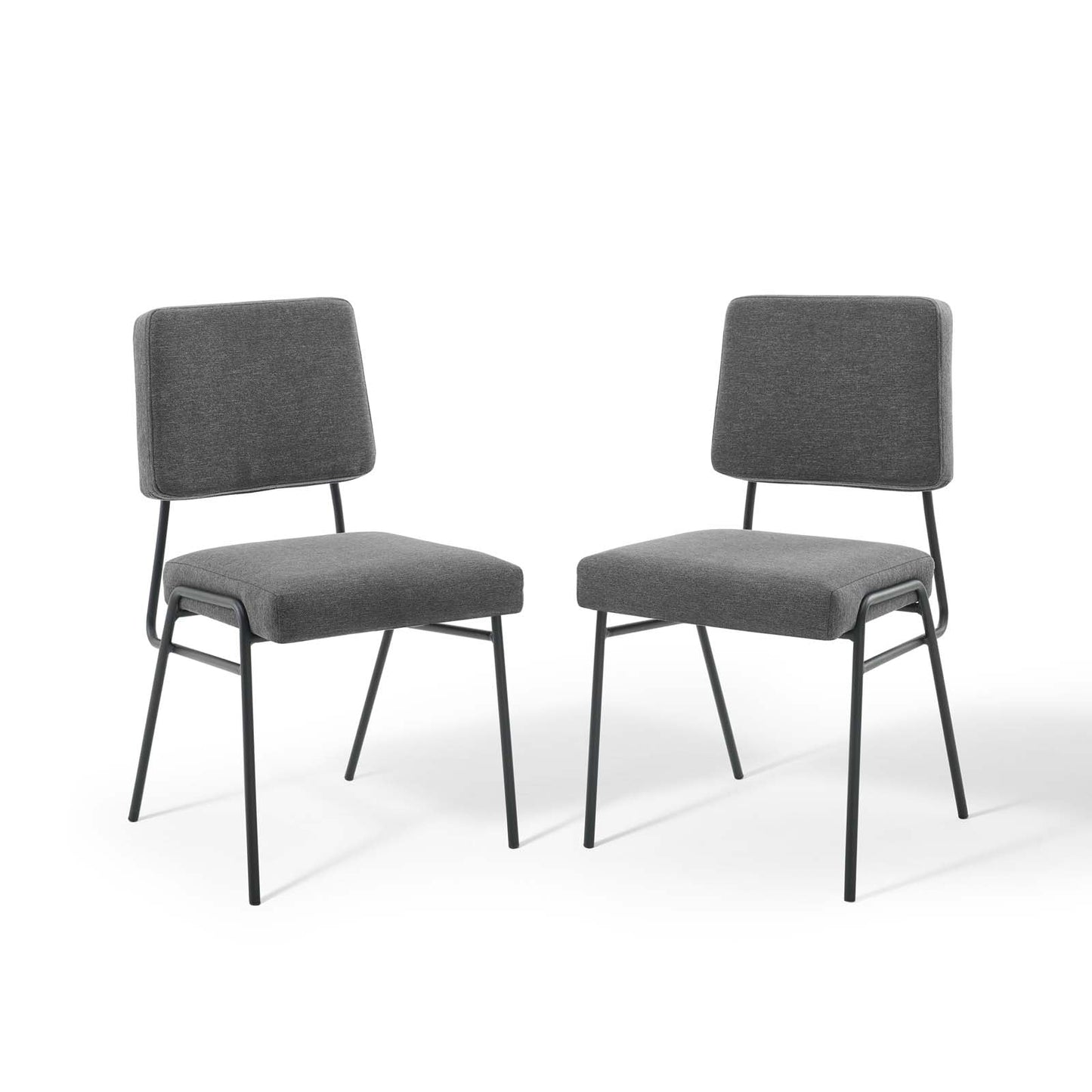 Modway Craft Dining Side Chair Upholstered Fabric Set of 2 | Side Chairs | 