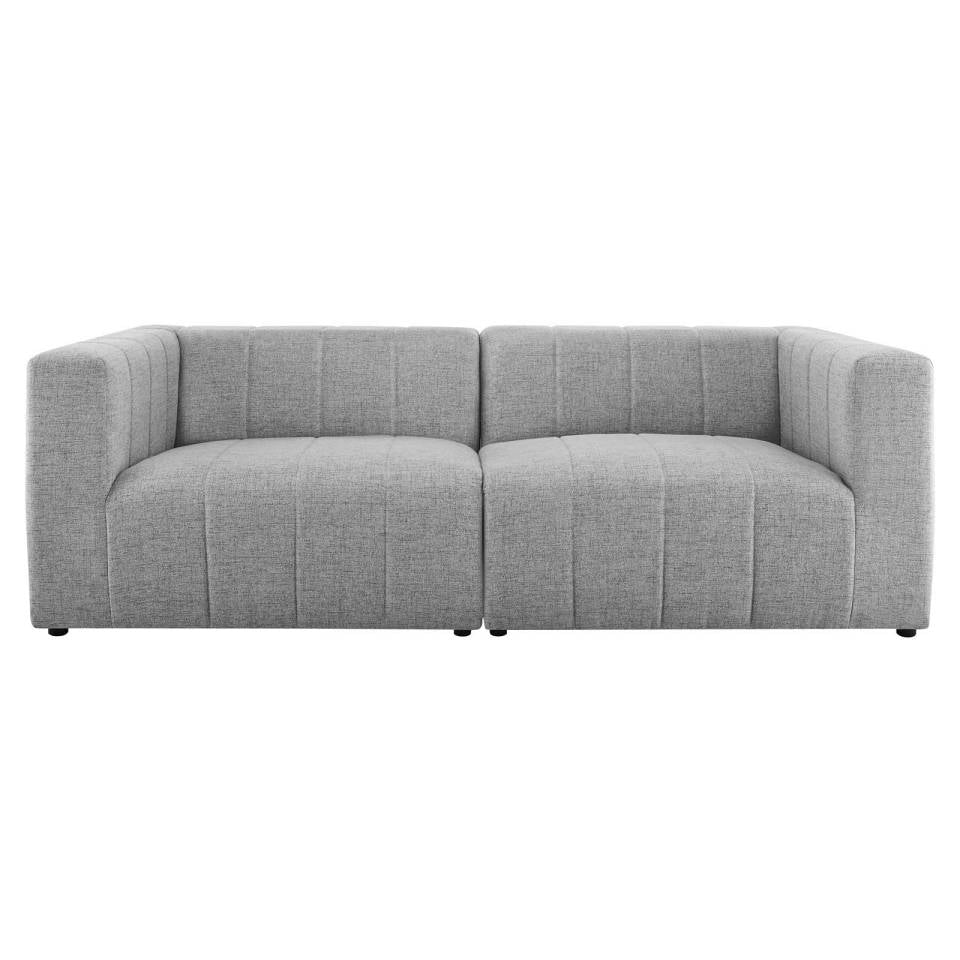 Modway Bartlett Upholstered Fabric Upholstered Fabric 2-Piece Loveseat | Loveseats | 