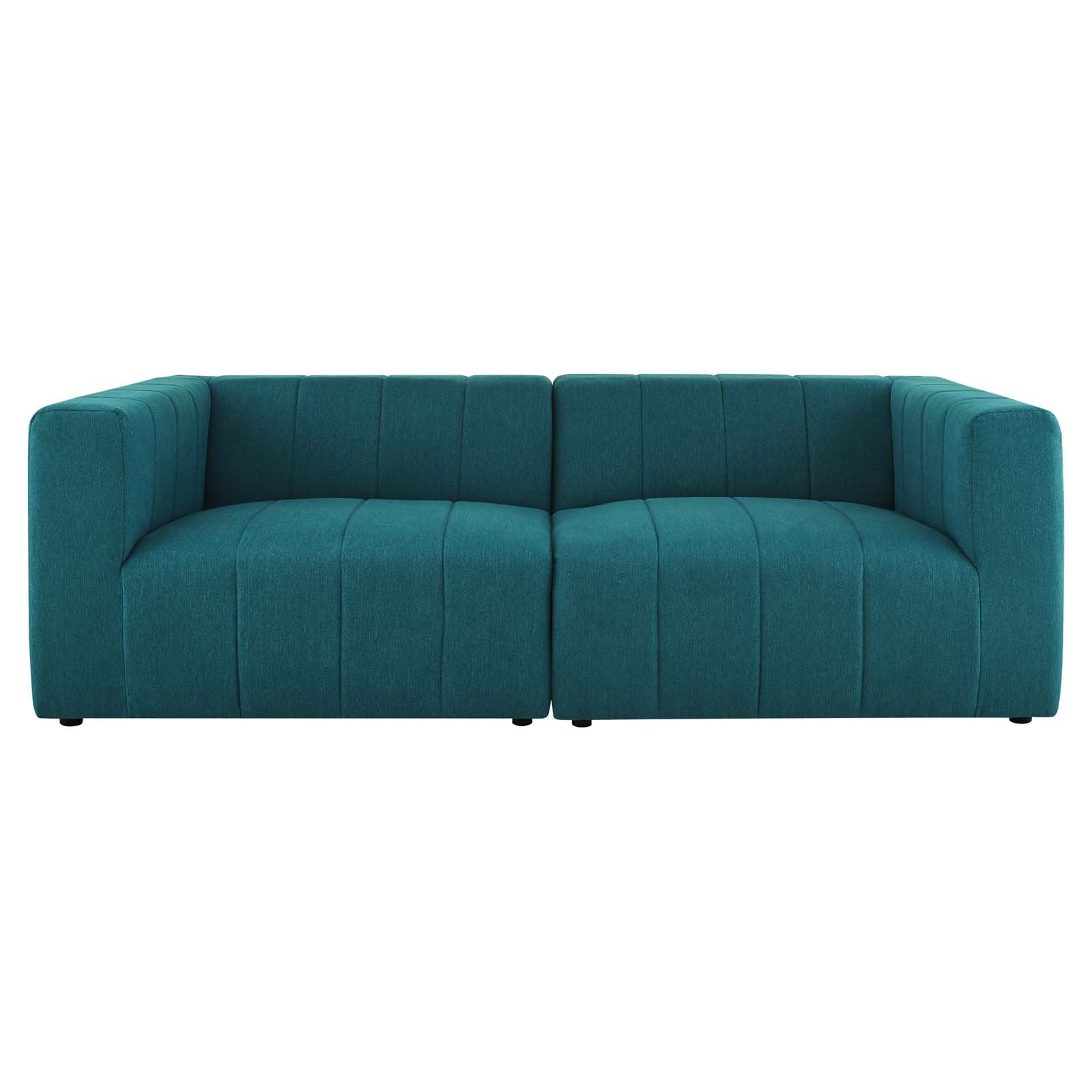 Modway Bartlett Upholstered Fabric Upholstered Fabric 2-Piece Loveseat | Loveseats | 