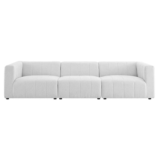 Modway Bartlett Upholstered Fabric Upholstered Fabric 3-Piece Sofa | Sofas