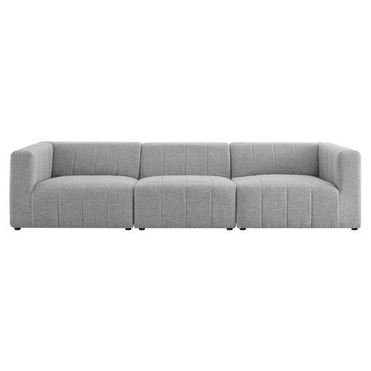 Modway Bartlett Upholstered Fabric Upholstered Fabric 3-Piece Sofa | Sofas | 