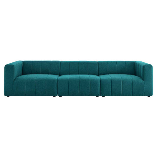 Modway Bartlett Upholstered Fabric Upholstered Fabric 3-Piece Sofa | Sofas | 