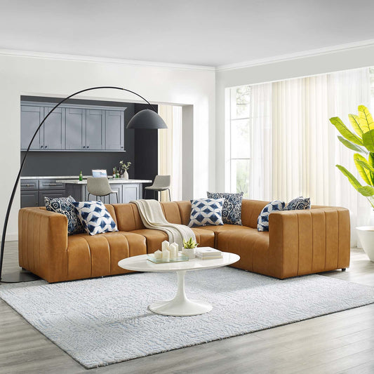 Bartlett Vegan Leather 4-Piece Sectional Sofa By Modway | Sofas