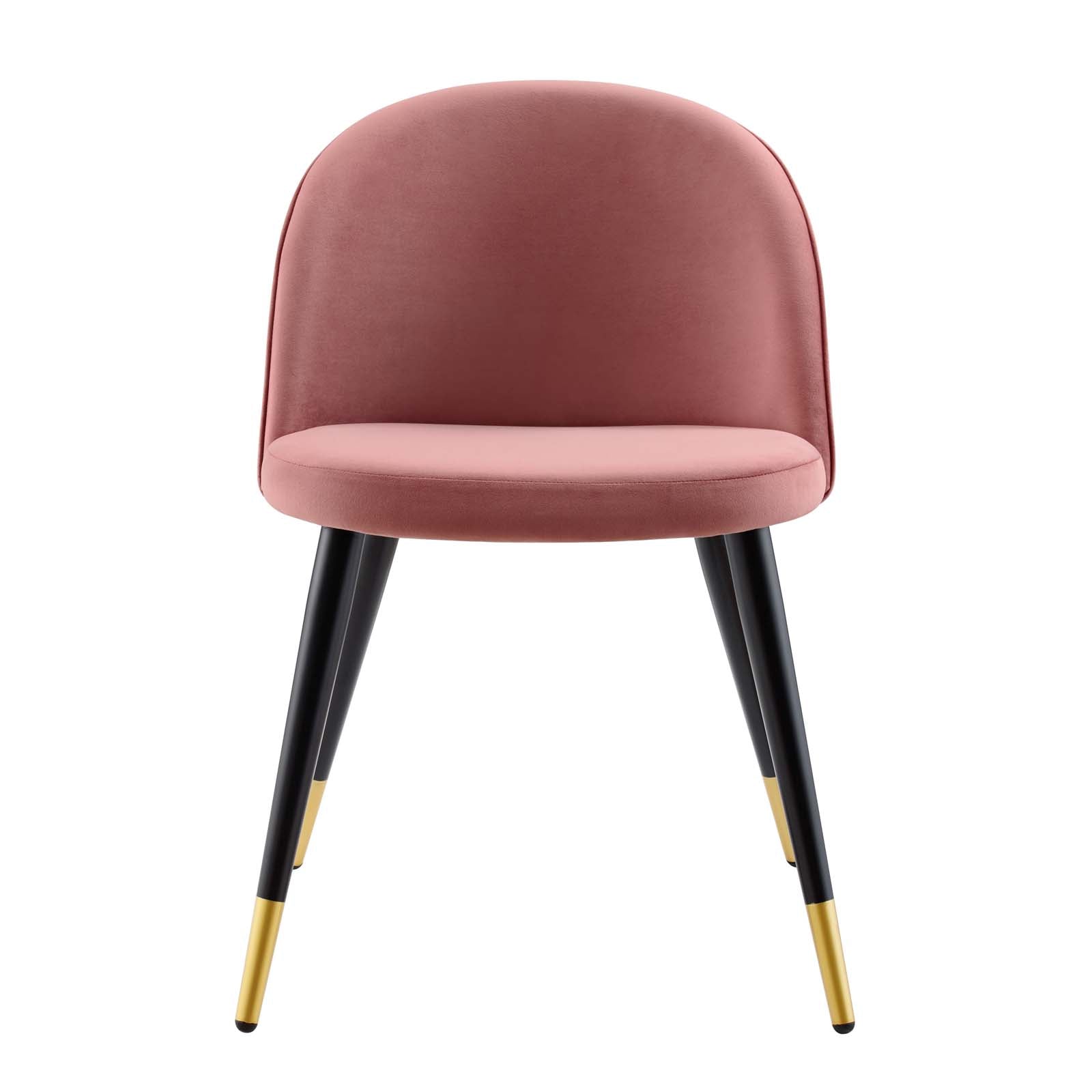 Cordial Performance Velvet Dining Chairs - Set of 2 By Modway | Dining Chairs