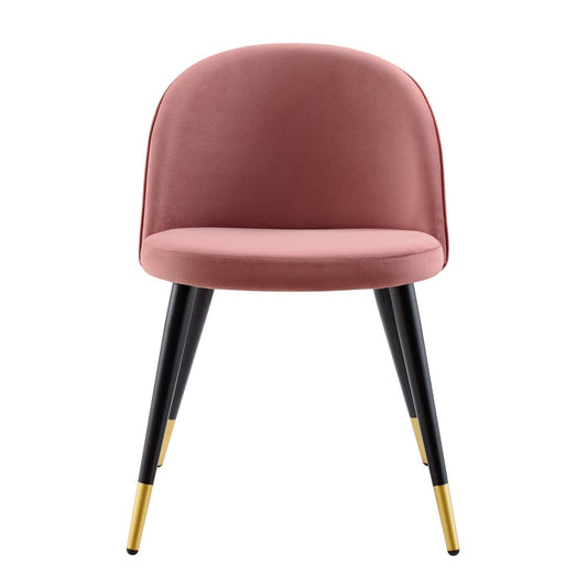 Cordial Performance Velvet Dining Chairs - Set of 2 By Modway | Dining Chairs