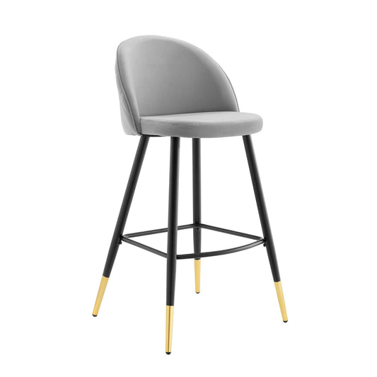 Cordial Performance Velvet Bar Stools - Set of 2 By Modway | Bar stool | 