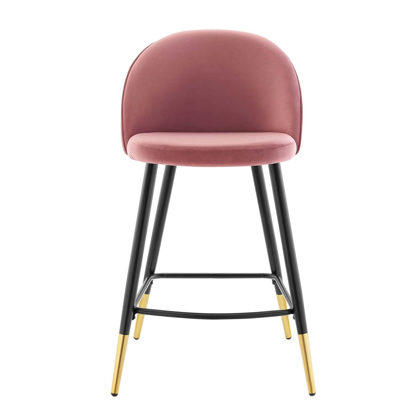 Modway Cordial Performance Velvet Counter Stools - Set of 2 | Bar Stools