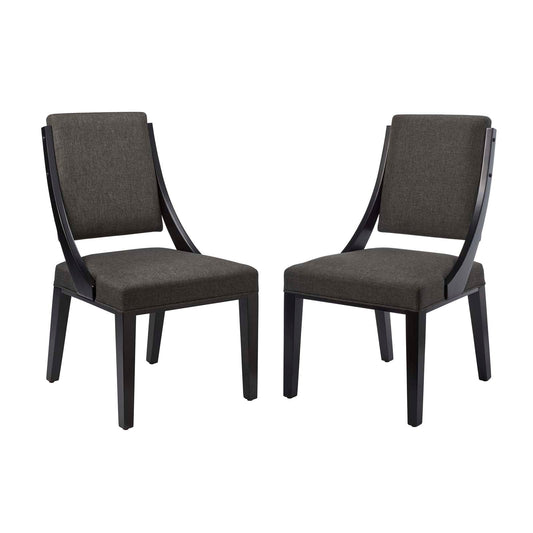 Cambridge Upholstered Fabric Dining Chairs - Set of 2 By Modway - EEI-4553 | Dining Chairs - 2
