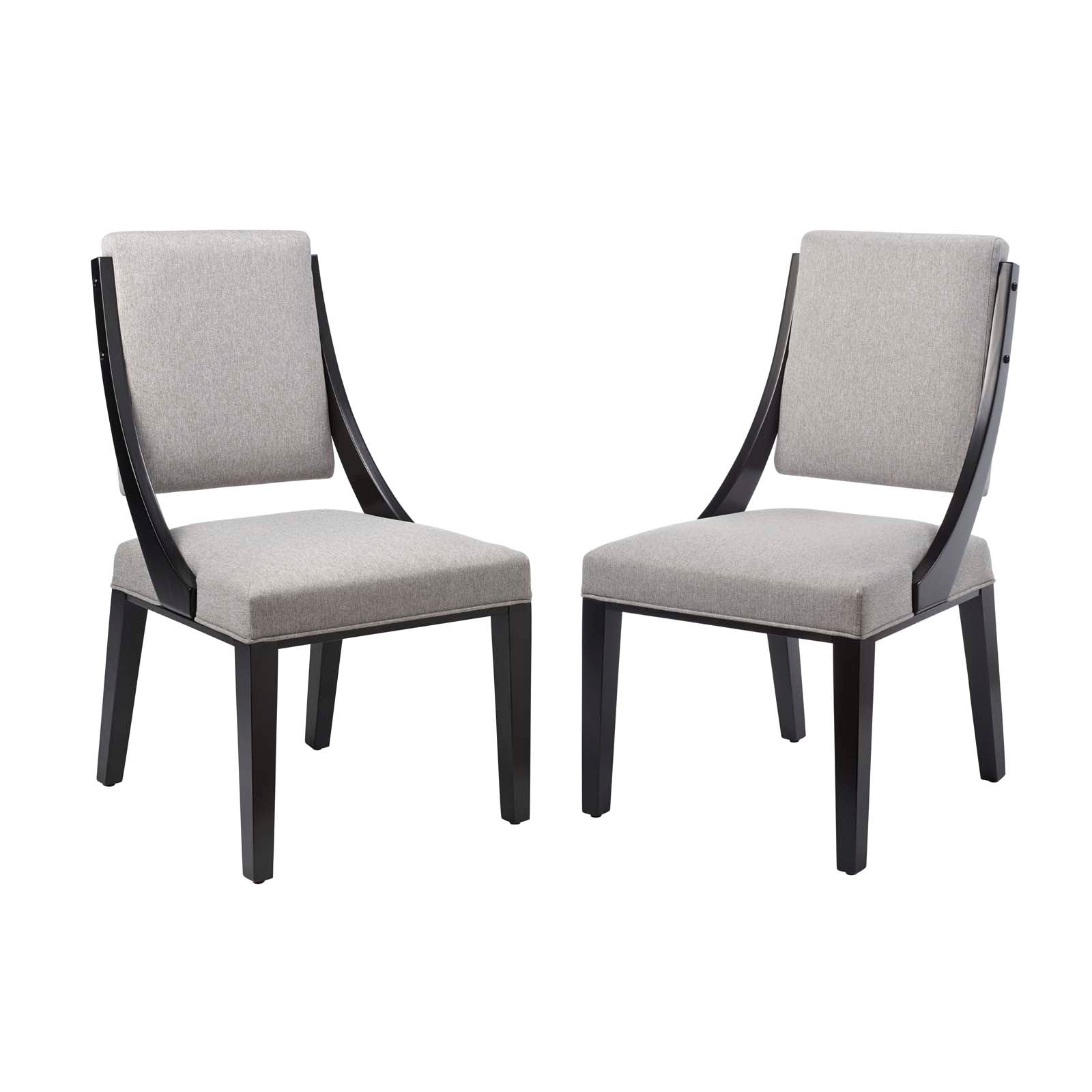 Cambridge Upholstered Fabric Dining Chairs - Set of 2 By Modway - EEI-4553 | Dining Chairs - 3