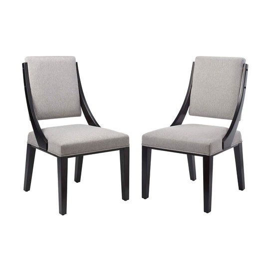 Cambridge Upholstered Fabric Dining Chairs - Set of 2 By Modway - EEI-4553 | Dining Chairs - 3