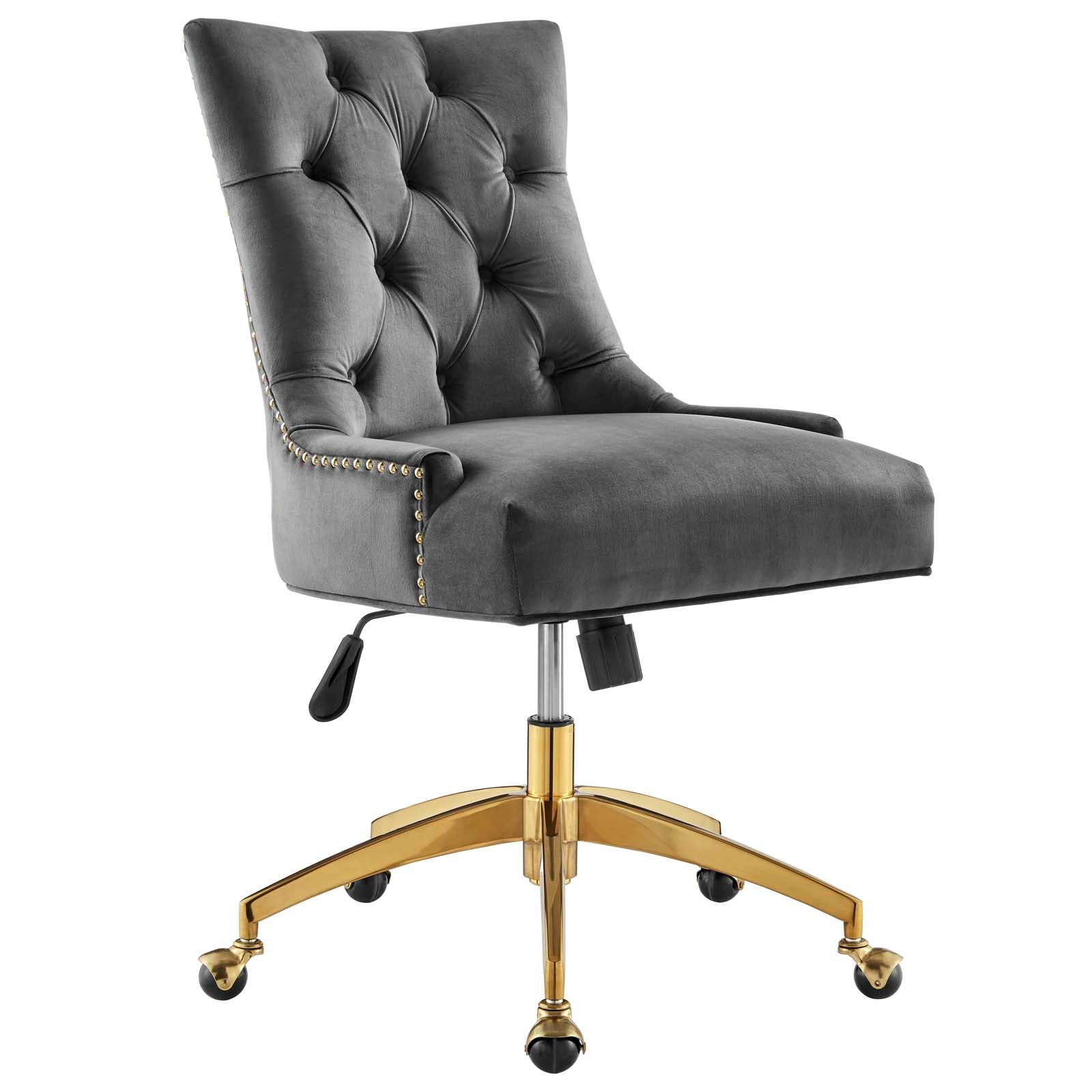 Modway Regent Tufted Performance Velvet Office Chair | Office Chairs | Modishstore-3