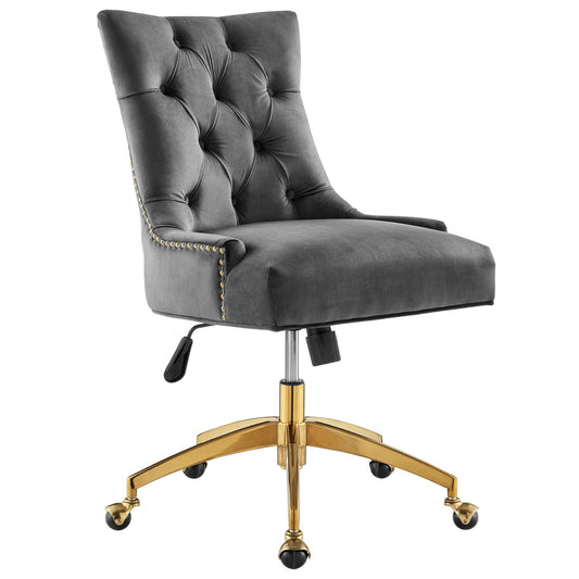 Modway Regent Tufted Performance Velvet Office Chair | Office Chairs | Modishstore-3