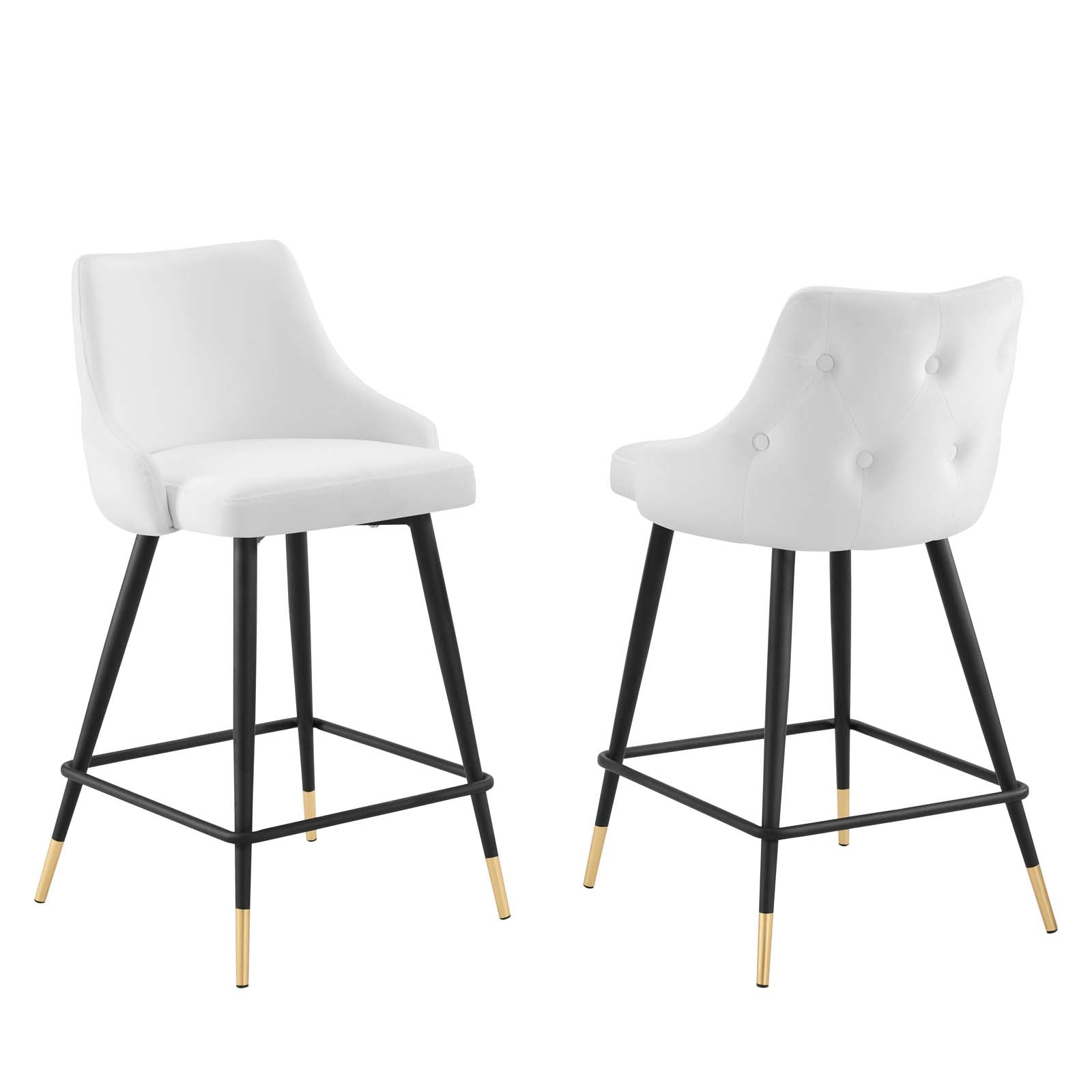 Adorn Performance Velvet Counter Stool Set of 2 By Modway - EEI-4594 | Counter Stools - 4