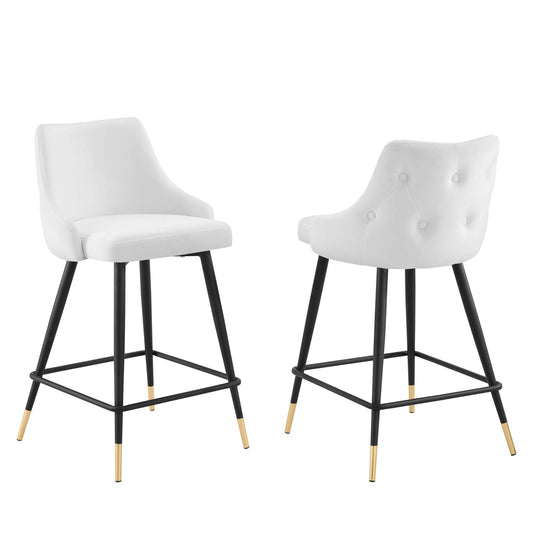 Adorn Performance Velvet Counter Stool Set of 2 By Modway - EEI-4594 | Counter Stools - 4