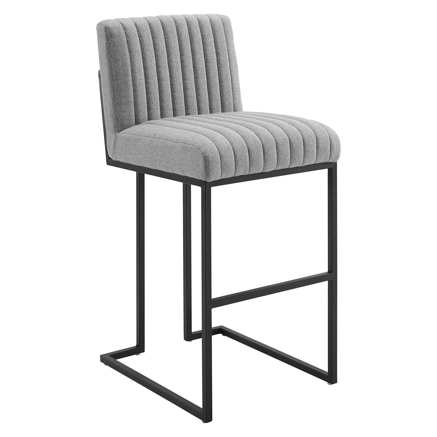 Indulge Channel Tufted Fabric Bar Stool By Modway | Bar Stools | 