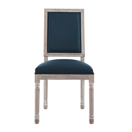 Modway Court French Vintage Upholstered Fabric Dining Side Chair | Dining Chairs | 
