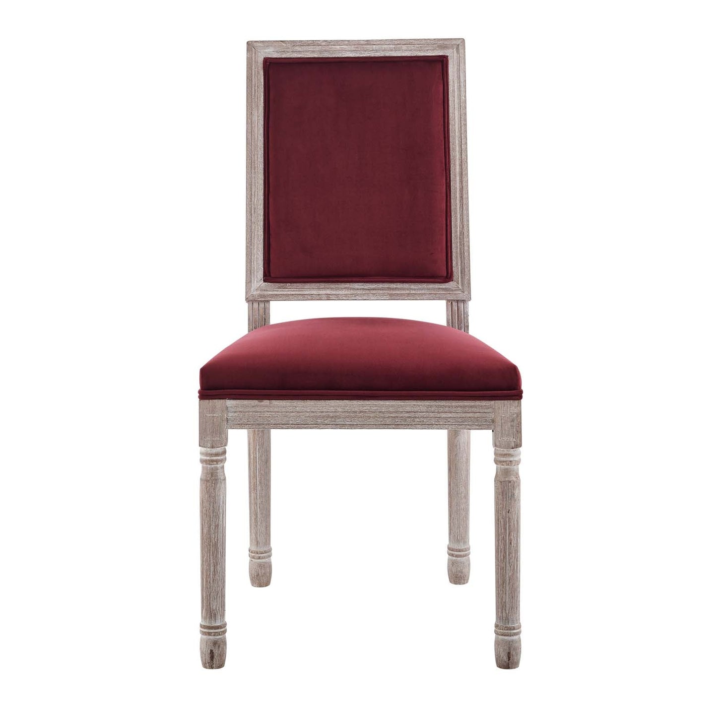 Modway Court French Vintage Performance Velvet Dining Side Chair | Dining Chairs | 