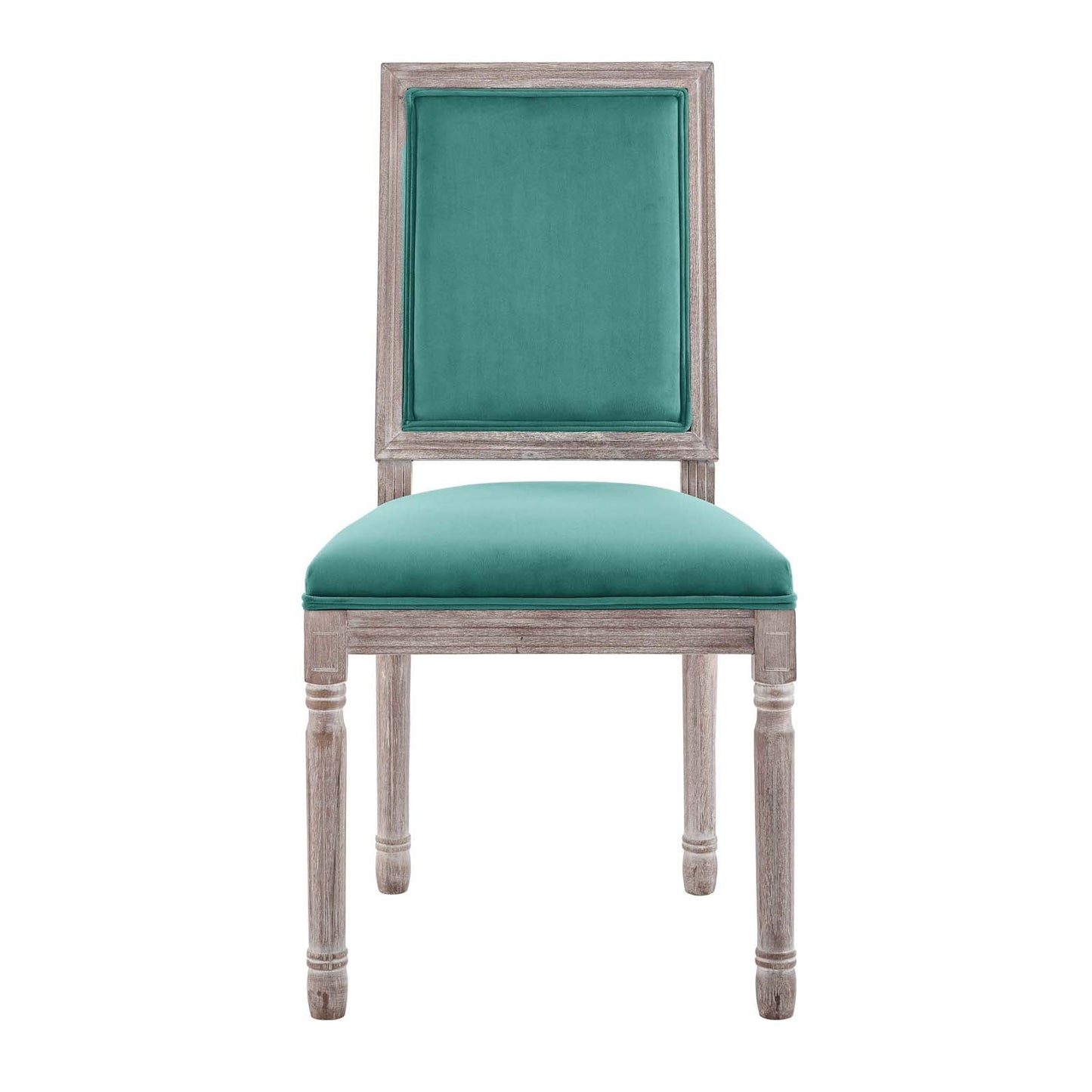 Modway Court French Vintage Performance Velvet Dining Side Chair | Dining Chairs | 