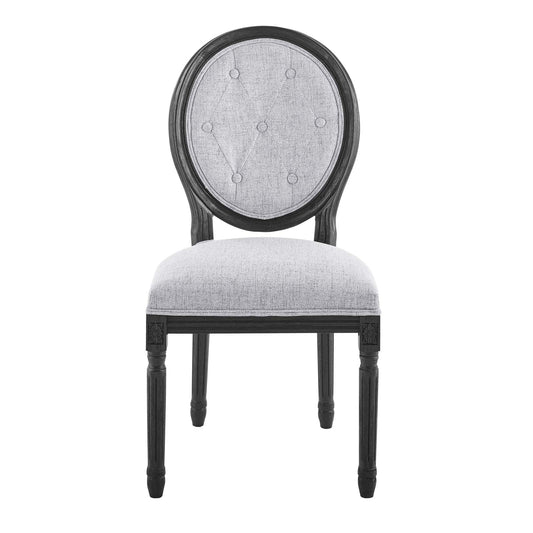 Modway Arise Vintage French Upholstered Fabric Dining Side Chair | Dining Chairs | 