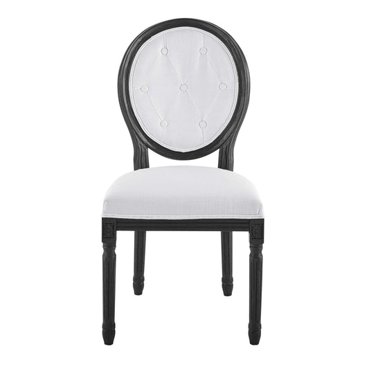 Modway Arise Vintage French Upholstered Fabric Dining Side Chair | Dining Chairs | 