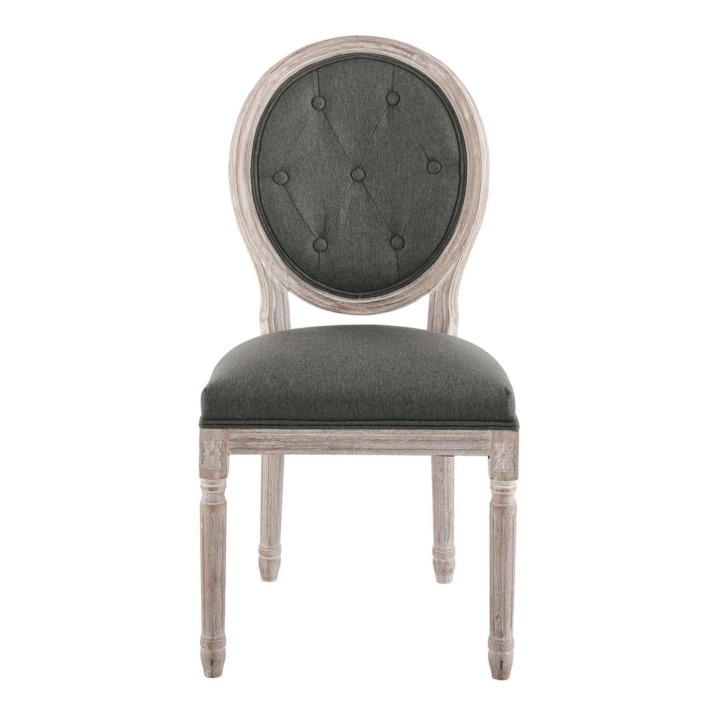 Modway Arise Vintage French Upholstered Fabric Dining Side Chair | Dining Chairs | 