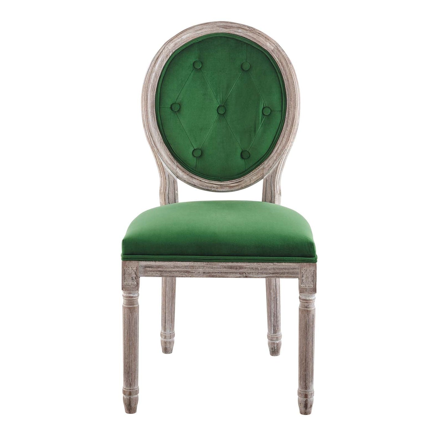 Modway Arise Vintage French Performance Velvet Dining Side Chair | Dining Chairs