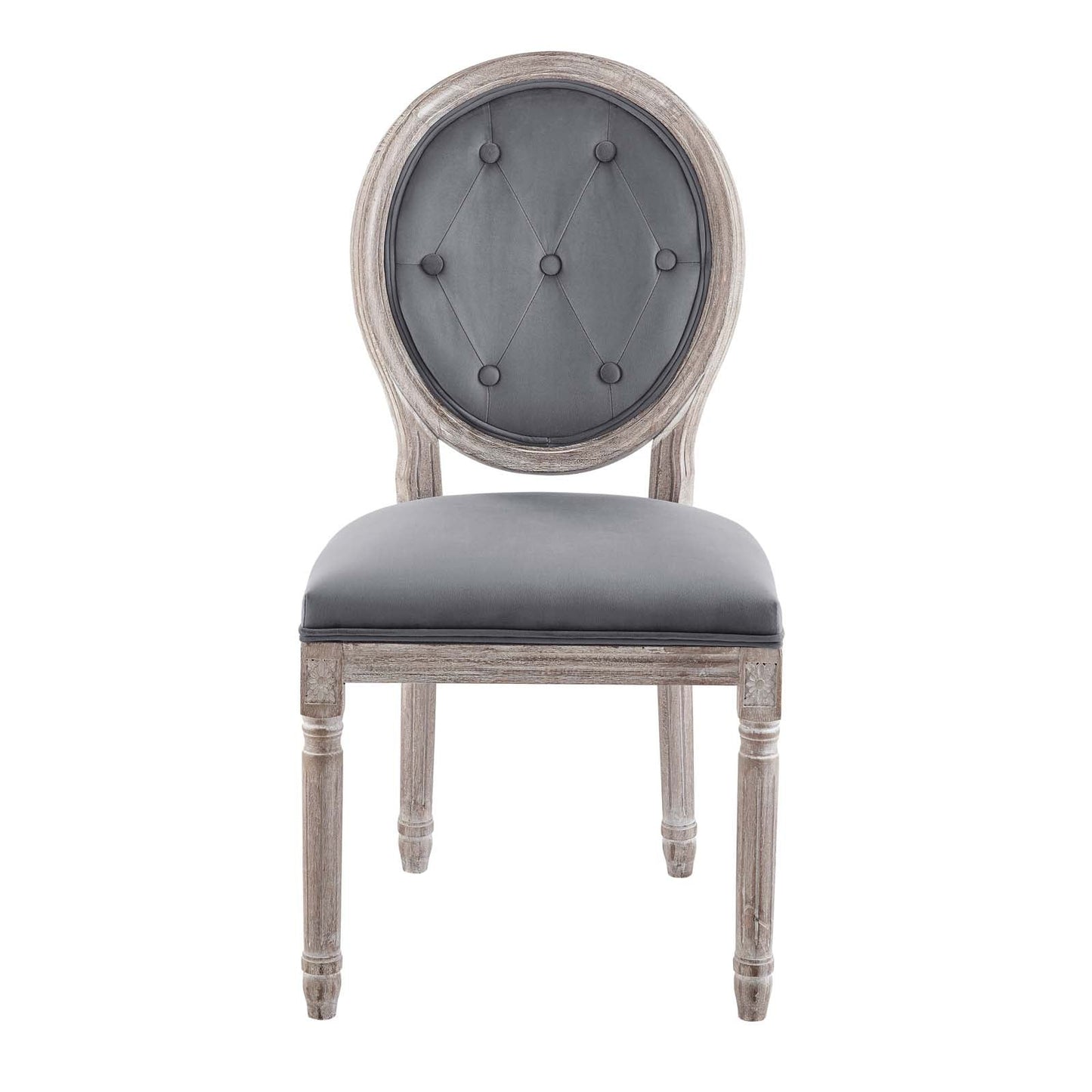 Modway Arise Vintage French Performance Velvet Dining Side Chair | Dining Chairs | 