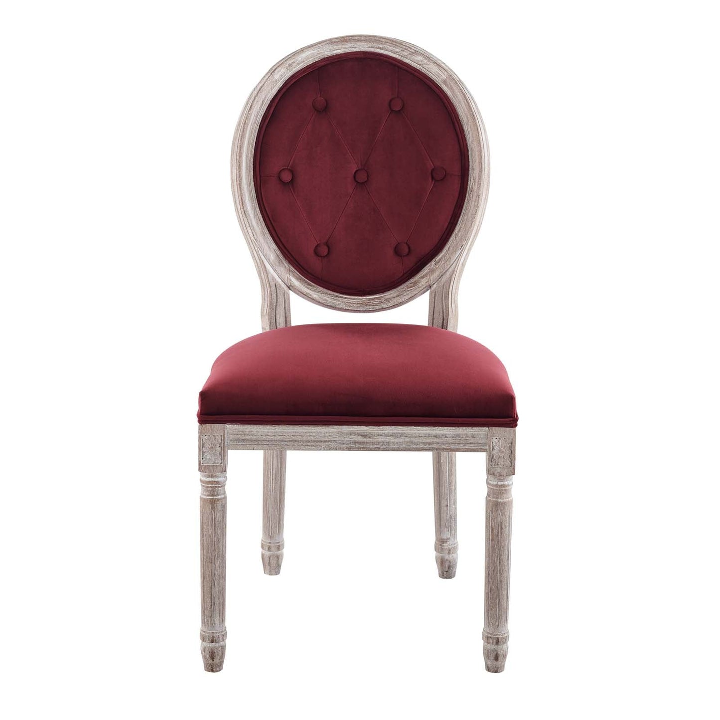 Modway Arise Vintage French Performance Velvet Dining Side Chair | Dining Chairs | 