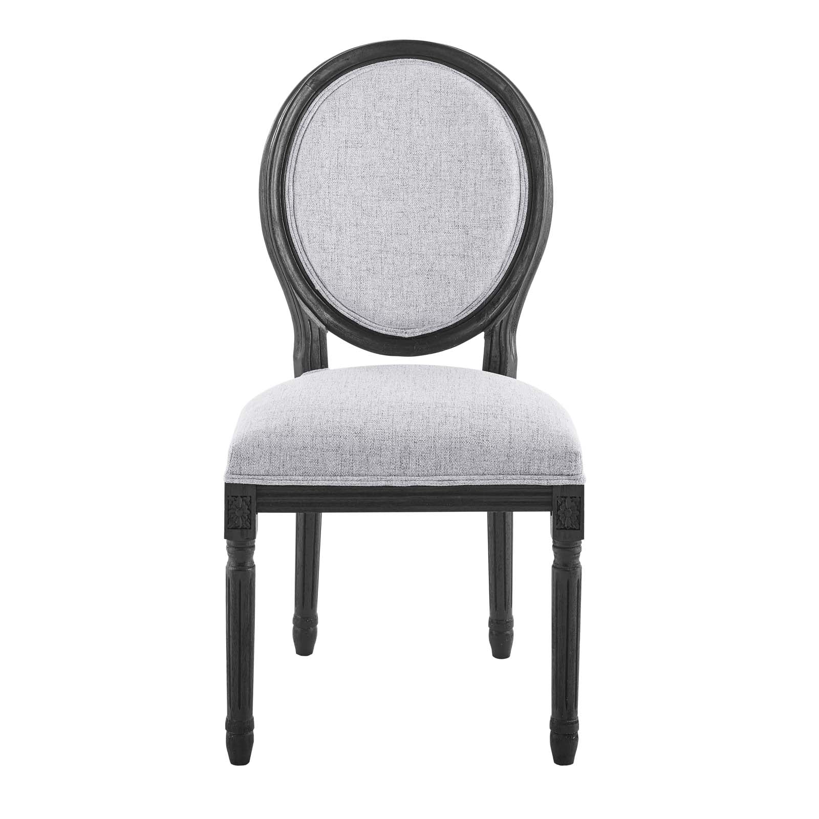 Modway Emanate Vintage French Upholstered Fabric Dining Side Chair | Dining Chairs | 