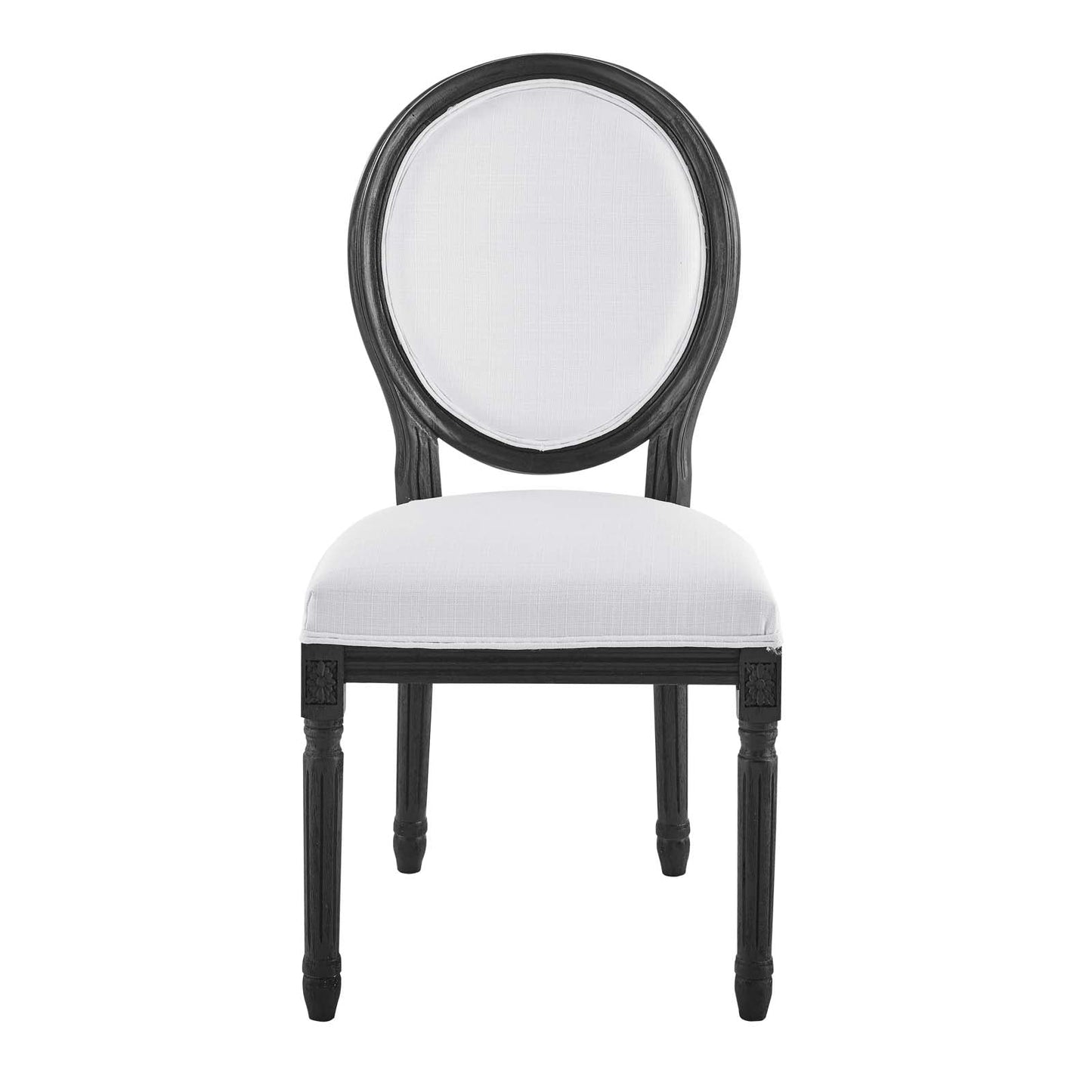 Modway Emanate Vintage French Upholstered Fabric Dining Side Chair | Dining Chairs | 