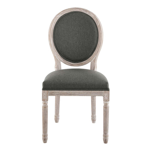 Modway Emanate Vintage French Upholstered Fabric Dining Side Chair | Dining Chairs | 