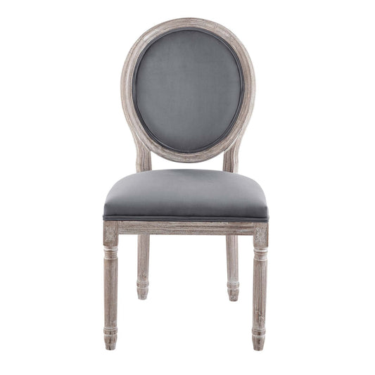 Modway Emanate Vintage French Performance Velvet Dining Side Chair | Dining Chairs | 