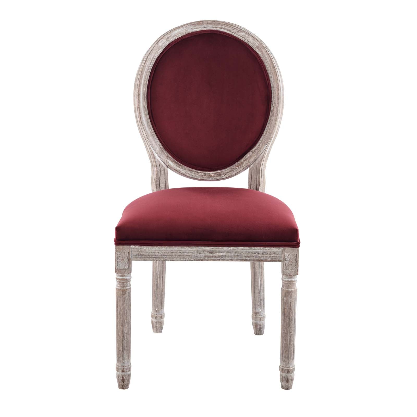 Modway Emanate Vintage French Performance Velvet Dining Side Chair | Dining Chairs | 