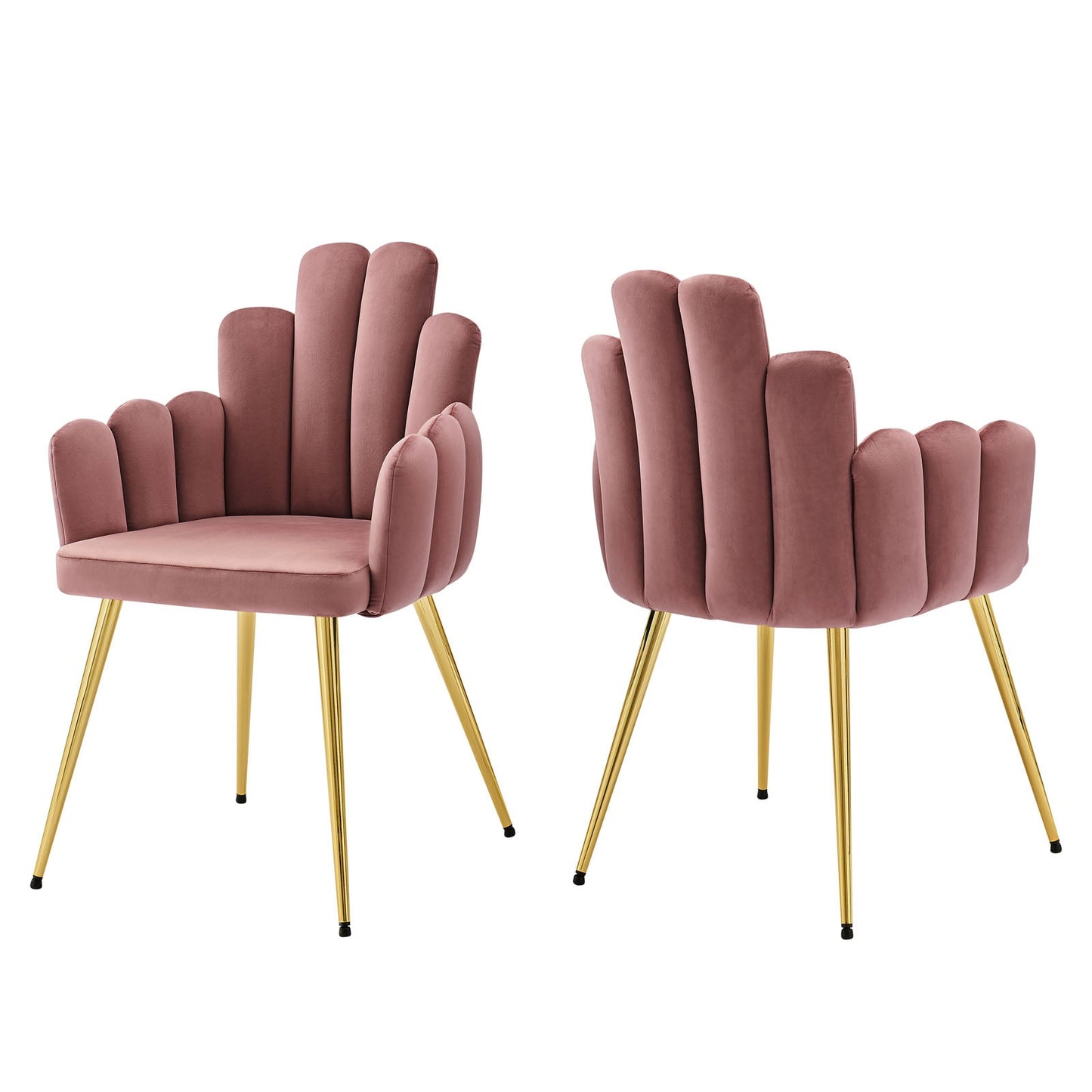 Viceroy Performance Velvet Dining Chair Set of 2 By Modway | Dining Chairs | Modishstore-2