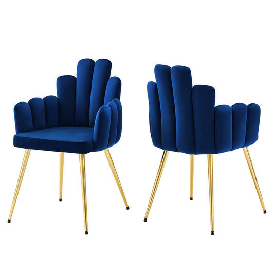 Viceroy Performance Velvet Dining Chair Set of 2 By Modway | Dining Chairs | Modishstore-4