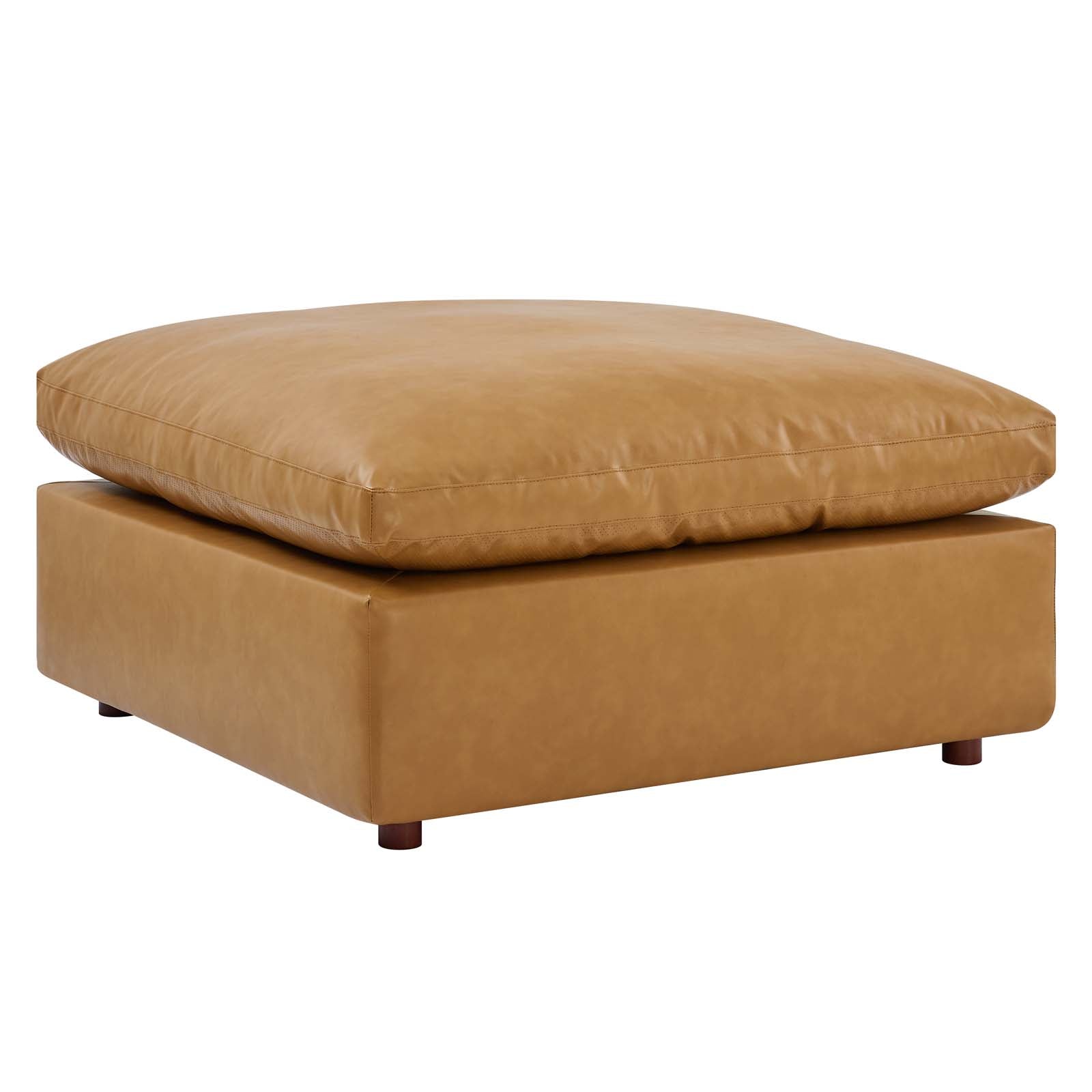 Modway Commix Down Filled Overstuffed Vegan Leather Ottoman |  | 