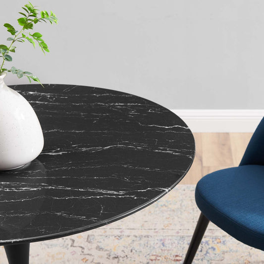 Lippa 36" Artificial Marble Dining Table By Modway | Dining Tables