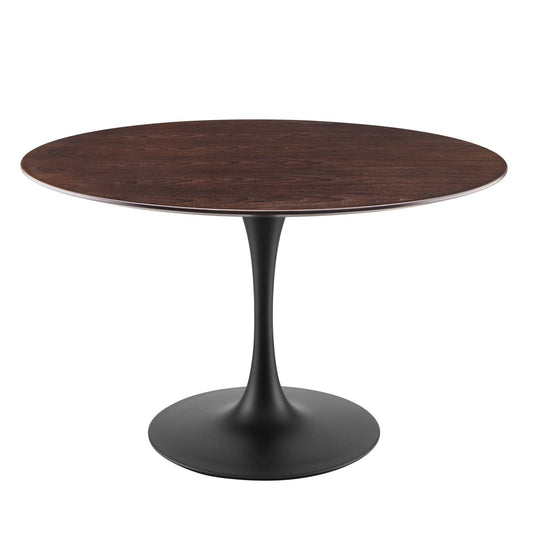 Lippa 47" Wood Dining Table By Modway - EEI-4872 - Black Cherry Walnut