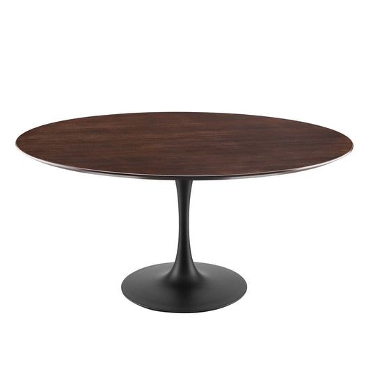 Lippa 60" Wood Dining Table By Modway - EEI-4873 - Black Cherry Walnut