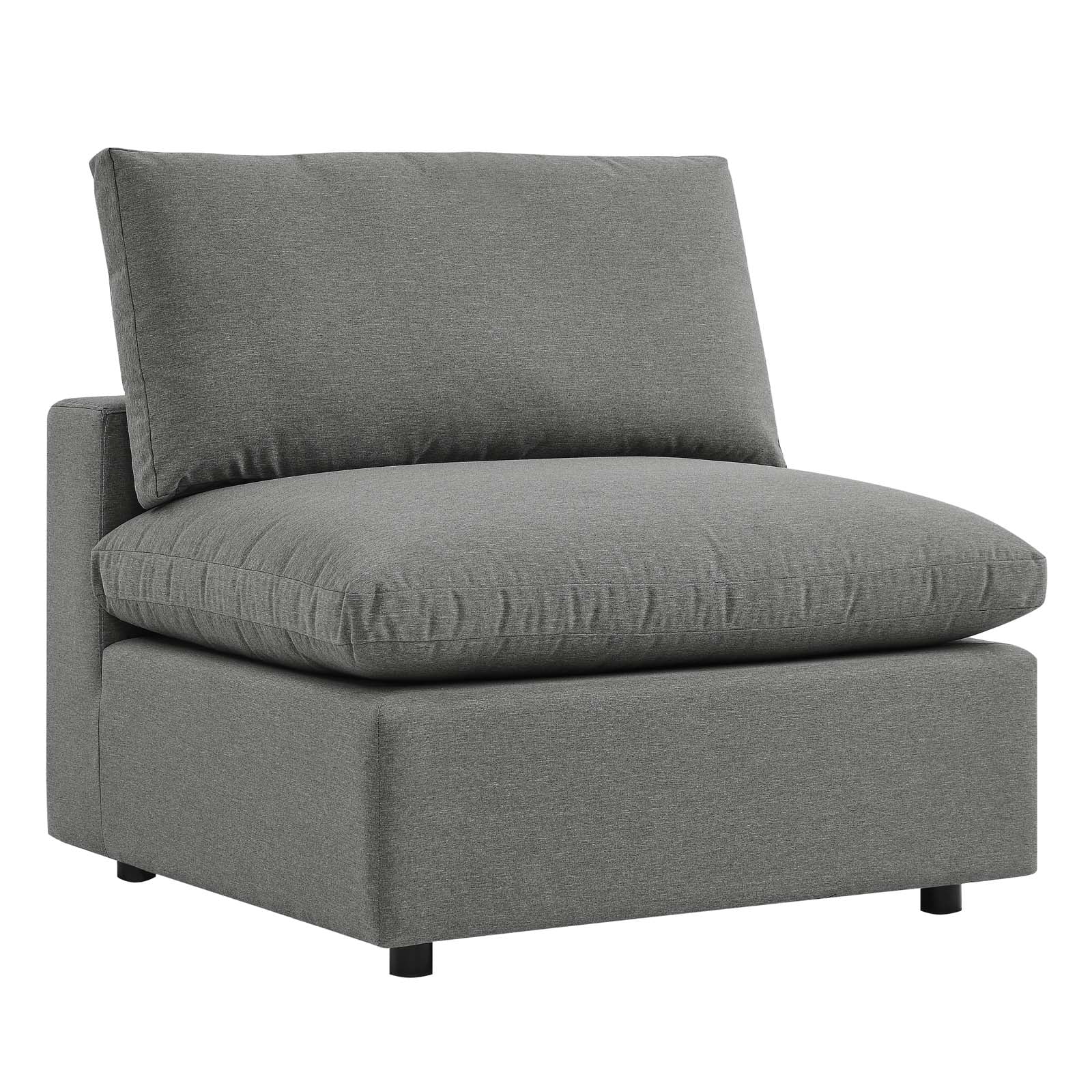 Commix Overstuffed Outdoor Patio Armless Chair By Modway | Outdoor Chairs
