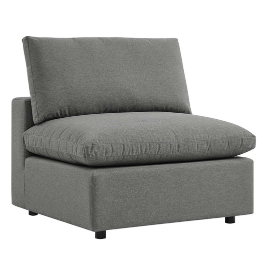 Commix Overstuffed Outdoor Patio Armless Chair By Modway | Outdoor Chairs
