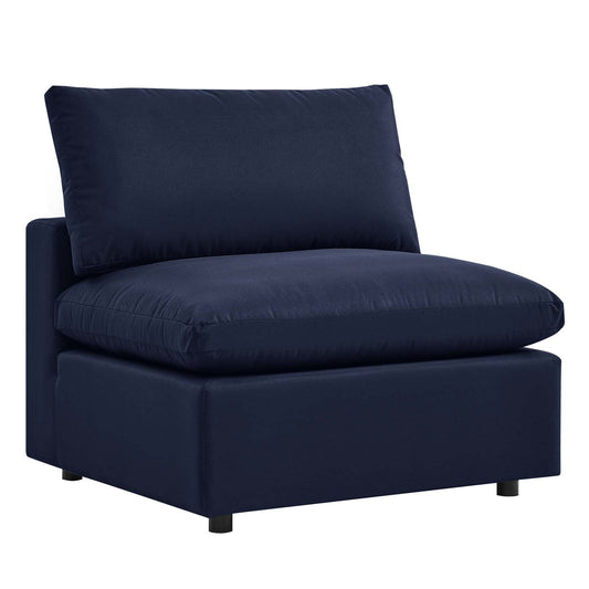 Commix Overstuffed Outdoor Patio Armless Chair By Modway | Outdoor Chairs | 