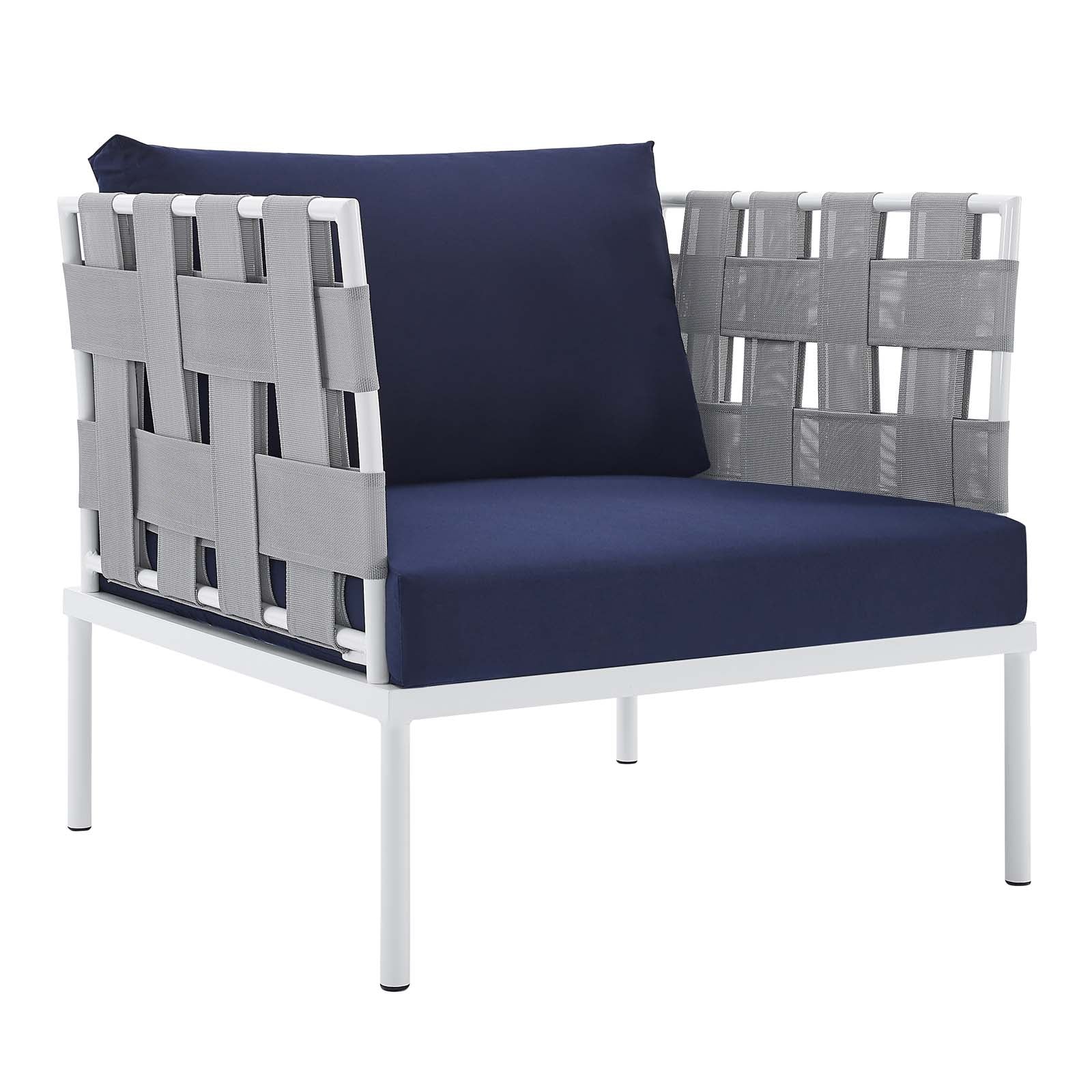 Harmony Sunbrella® Outdoor Patio Aluminum Armchair By Modway - EEI-4956 | Outdoor Chairs - 2